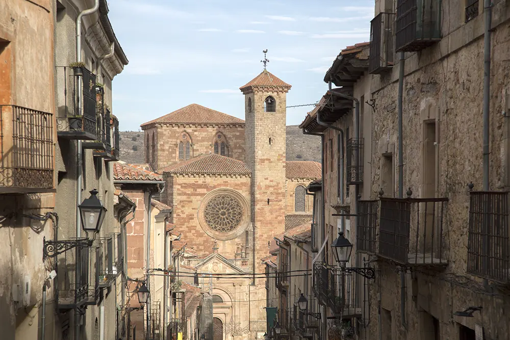 Calle Mayor Iglesia Catedral Siguenza